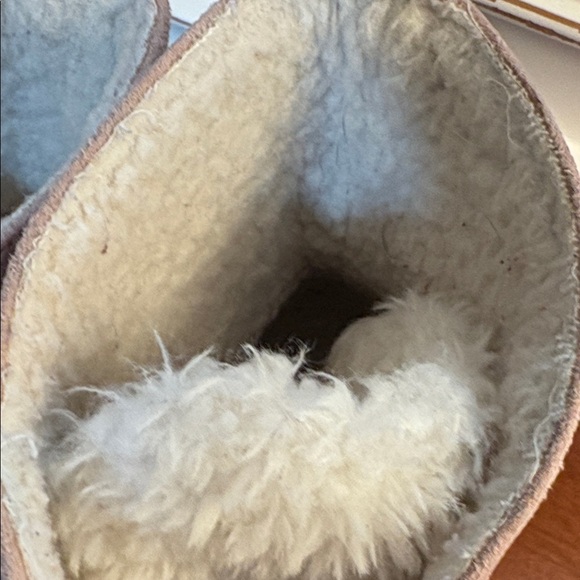 JustFab Blush Winter Boots with Faux Fur Size 9 - Picture 2 of 8